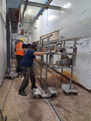 Chantier de démantèlement dans le Morbihan