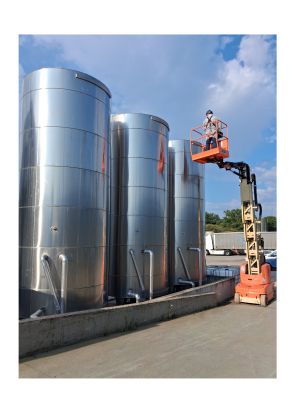 Chantier de démantèlement d’une installation agroalimentaire
