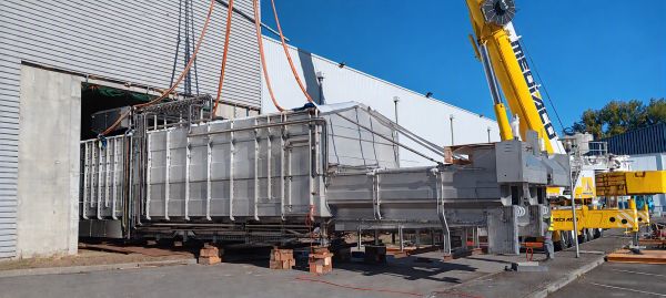 Une machine de 30 tonnes à intégrer chez un industriel agroalimentaire dans la région rennaise !